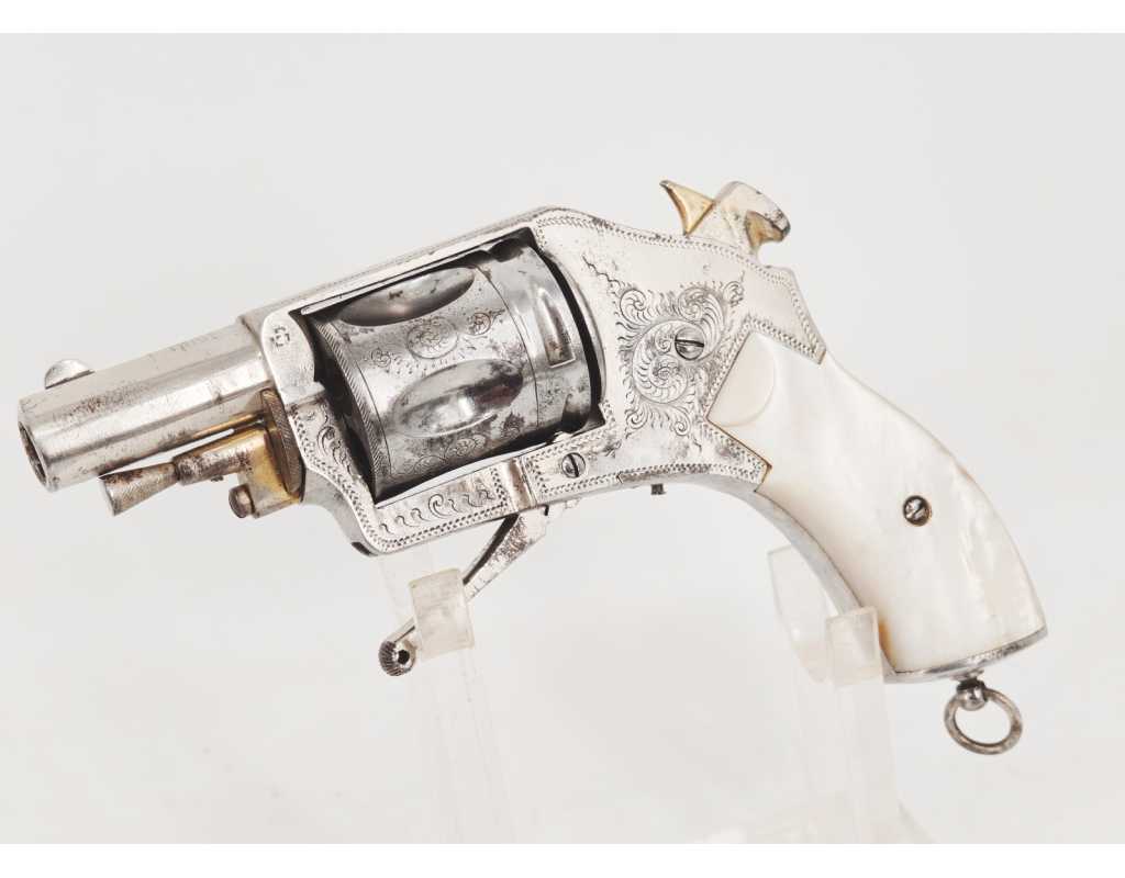 Armes de Poing FORT REVOLVER DE POCHE CALIBRE 38 SEMI-HAMMERLESS Finition LUXE par la Manufacture Liégeoise d’Armes à Feu - 5