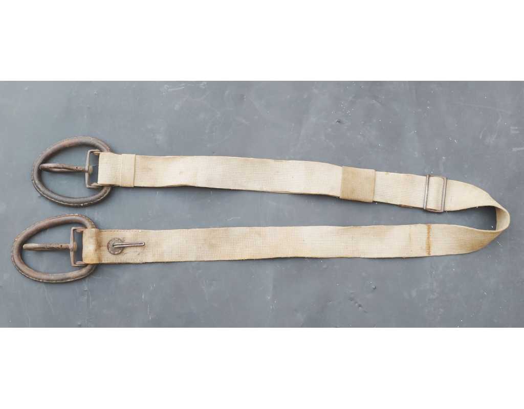 Militaria MG 08 BRETELLE EN TOILE ERSATZ TRANSPORT DE LA MITRAILLEUSE MAXIM MG08 WW1 ALLEMAGNE - 1