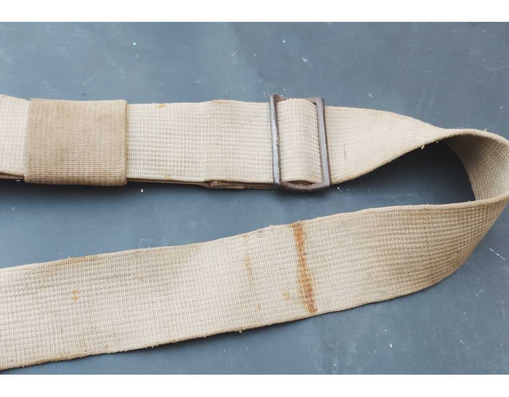 Militaria MG 08 BRETELLE EN TOILE ERSATZ TRANSPORT DE LA MITRAILLEUSE MAXIM MG08 WW1 ALLEMAGNE - 3