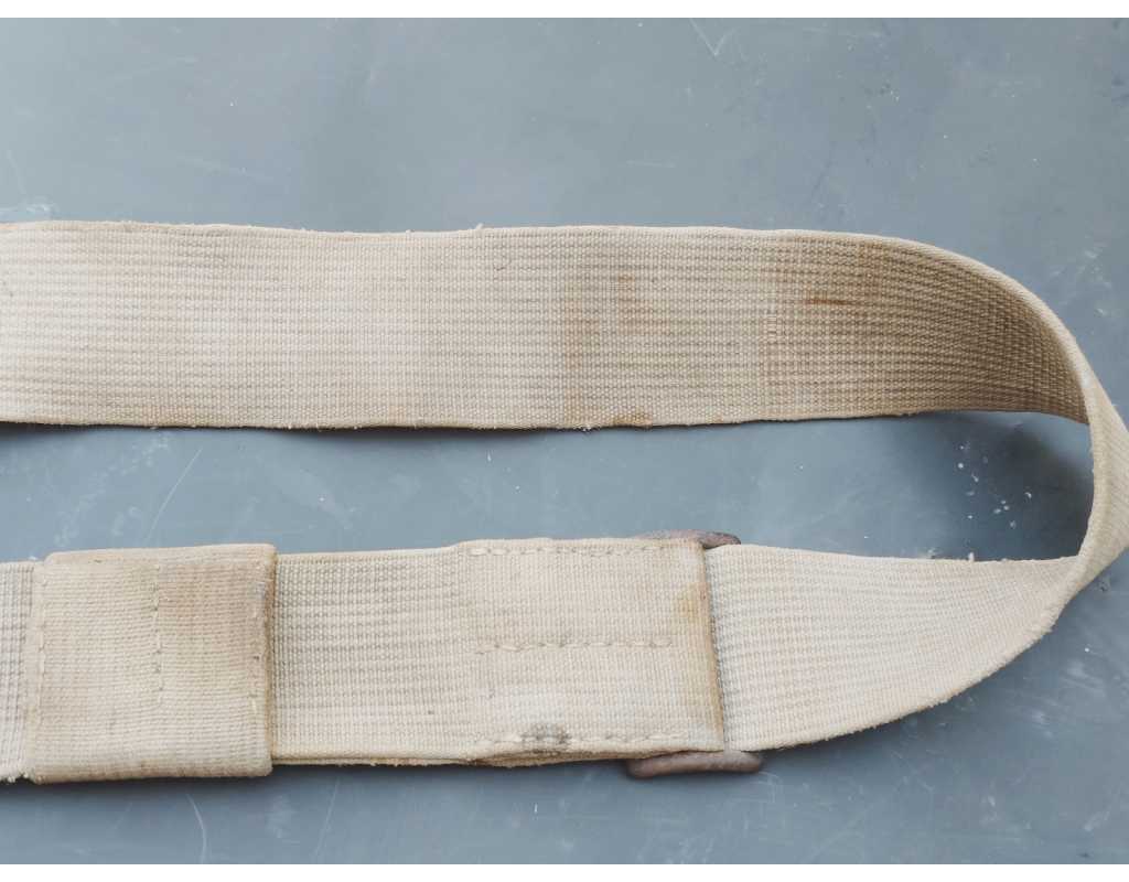 Militaria MG 08 BRETELLE EN TOILE ERSATZ TRANSPORT DE LA MITRAILLEUSE MAXIM MG08 WW1 ALLEMAGNE - 4