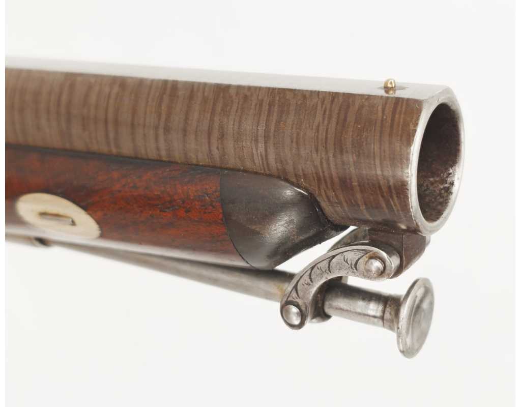 Armes de Poing PISTOLET DE TIR BRITANNIQUE ANDREWS BENJAMIN 1821-1826 ROS-ON-WYE HEREFORD - GB XIXè CALIBRE 17,6mm 1469-62-65 -
