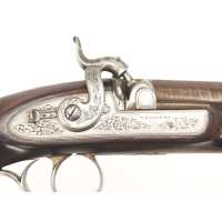 Armes de Poing PISTOLET DE TIR BRITANNIQUE ANDREWS BENJAMIN 1821-1826 ROS-ON-WYE HEREFORD - GB XIXè CALIBRE 17,6mm 1469-62-65 -