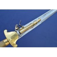 Armes Chasse DAGUE DE VÉNERIE COMBINÉE PISTOLET SILEX - France XVIIIè 06211 - 12