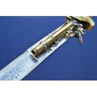 Armes Chasse DAGUE DE VÉNERIE COMBINÉE PISTOLET SILEX - France XVIIIè 06211 - 16