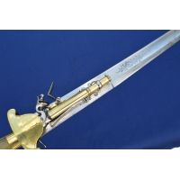 Armes Chasse DAGUE DE VÉNERIE COMBINÉE PISTOLET SILEX - France XVIIIè 06211 - 19