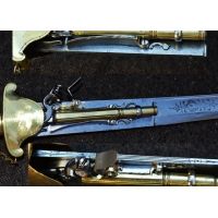 Armes Chasse DAGUE DE VÉNERIE COMBINÉE PISTOLET SILEX - France XVIIIè 06211 - 4