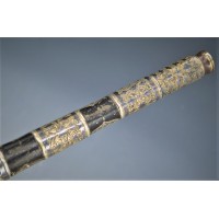 Catalogue Magasin EXCEPTIONNEL PISTOLET TCHERKESSE DE LUXE A SILEX CAUCASIEN COSAQUE PLATINE MORLAK DAMAS OR ARGENT XIXè {PRODUC