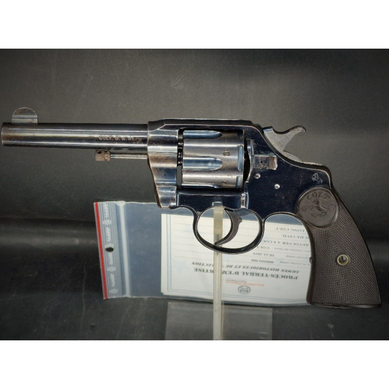 Catalogue Magasin REVOLVER COLT 1895 41lc NEW ARMY 4.5 Pouces Calibre 41 LC 1907 - USA XIXè N°282361 - 1