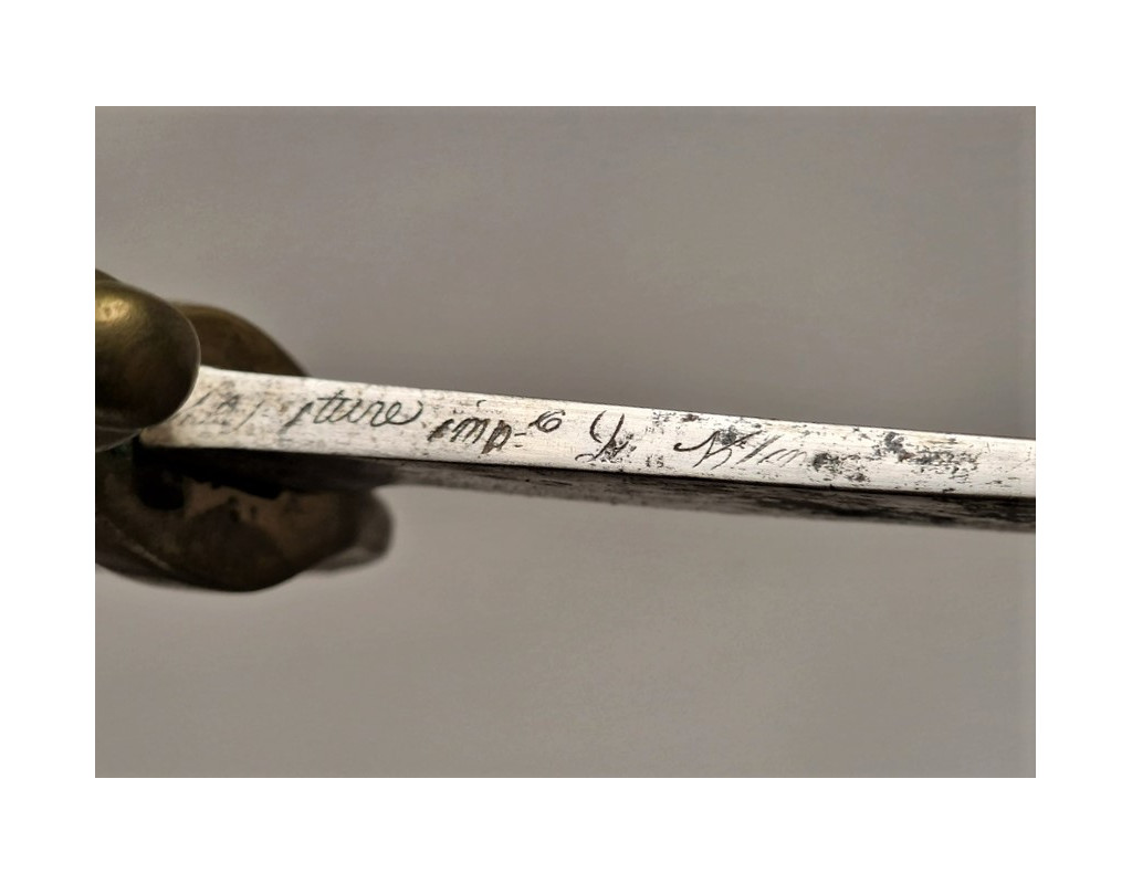 Armes Blanches SABRE BRIQUET INFANTERIE   MODELE de l'An XI  1803 1804 Mre Impériale du Klingenthal  -  France Consulat - Premie