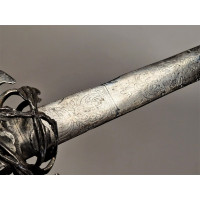 Armes Blanches FORTE EPEE MORTUAIRE BASKET HILT ECOSSAISE GUERRE DE 30 ANS 1618-1648 - ECOSSE ROYAUME-UNI 17è {PRODUCT_REFERENCE