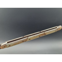 Couteaux Anciens & Divers PETIT COUTEAU PLIANT DE VOYAGE OR & NACRE 18è - FRANCE XVIIIè DIRECTOIRE & PREMIER EMPIRE {PRODUCT_REF