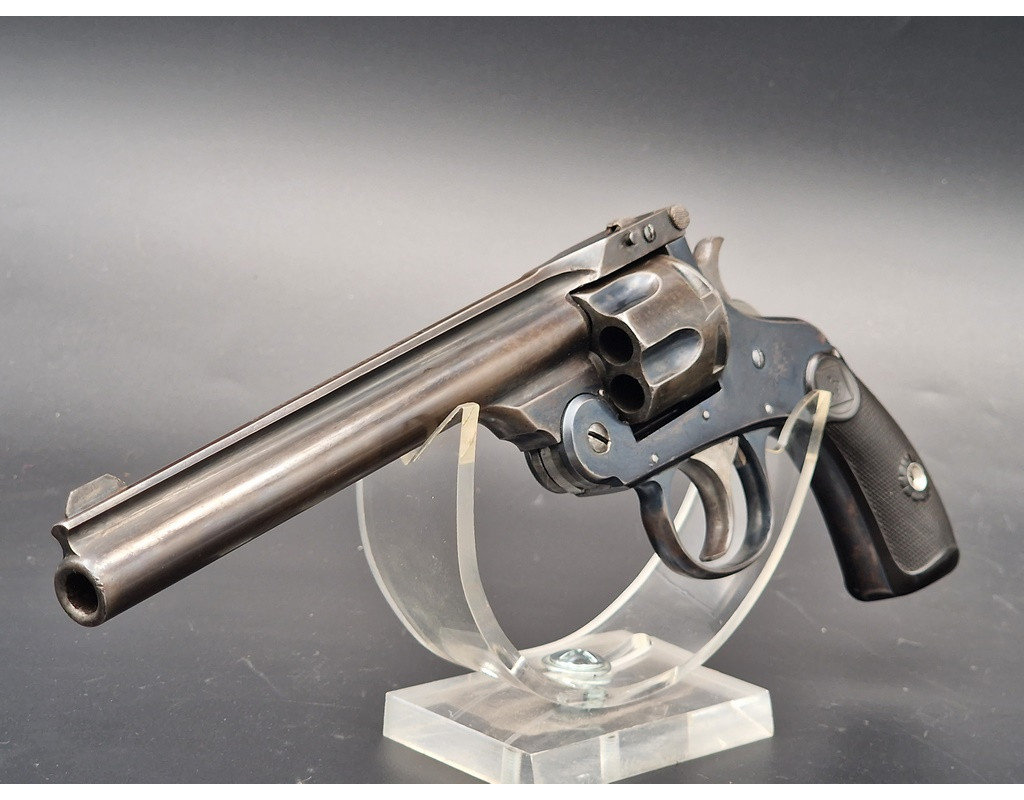 Handguns REVOLVER HARRINGTON RICHARDSON SA.DA Modèle 1896 à Brisure Calibre 38 S&W court 6 pouces - USA XIXè {PRODUCT_REFERENCE}