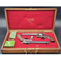 Armes de Poing COFFRET REVOLVER SMITH & WESSON N°3 Modèle TARGET 32-44  &  PISTOLET COUNET 22L - FRANCE XIXè {PRODUCT_REFERENCE}