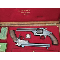 Armes de Poing COFFRET REVOLVER SMITH & WESSON N°3 Modèle TARGET 32-44  &  PISTOLET COUNET 22L - FRANCE XIXè {PRODUCT_REFERENCE}
