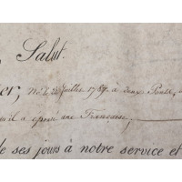 Souvenirs Historiques CADRE EN VERRE    LETTRE ANOBLISSEMENT ETRANGER   CACHET DE CIRE CHARLES X  1824-1830 FRANCE XIXè {PRODUCT