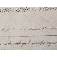 Souvenirs Historiques CADRE EN VERRE    LETTRE ANOBLISSEMENT ETRANGER   CACHET DE CIRE CHARLES X  1824-1830 FRANCE XIXè {PRODUCT