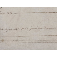 Souvenirs Historiques CADRE EN VERRE    LETTRE ANOBLISSEMENT ETRANGER   CACHET DE CIRE CHARLES X  1824-1830 FRANCE XIXè {PRODUCT