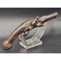 Armes de Poing PISTOLET A SILEX  ITALIEN  ou CORSE ITALIENNE 18è  signé CAUSSINI {PRODUCT_REFERENCE} - 2