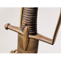 Armes Blanches SABRE D'UN OFFICIER DES HUSSARDS EVOLUTION DU MODELE REGLEMENTAIRE DE 1752 PROCHE DU MODELE 1776 - FRANCE ANCIEN 