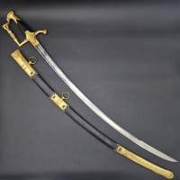 Armes Blanches SABRE DE LUXE SIGNÉ BOUTET A VERSAILLES D'OFFICIERS SUPERIEURS EN TENUE A CHEVAL - FRANCE CONSULAT 1801 {PRODUCT_