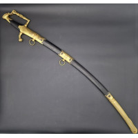 Armes Blanches SABRE DE LUXE SIGNÉ BOUTET A VERSAILLES D'OFFICIERS SUPERIEURS EN TENUE A CHEVAL - FRANCE CONSULAT 1801 {PRODUCT_