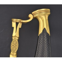 Armes Blanches SABRE DE LUXE SIGNÉ BOUTET A VERSAILLES D'OFFICIERS SUPERIEURS EN TENUE A CHEVAL - FRANCE CONSULAT 1801 {PRODUCT_