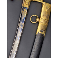 Armes Blanches SABRE DE LUXE SIGNÉ BOUTET A VERSAILLES D'OFFICIERS SUPERIEURS EN TENUE A CHEVAL - FRANCE CONSULAT 1801 {PRODUCT_