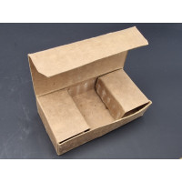 Militaria WW2 BOITE VIDE MUNITION CARTON PARACHUTAGE FRANCE 1944 PISTOL BALL CALIBER 45 ACP COLT 1911 EVANSVILLE ORNANCE PLANT {