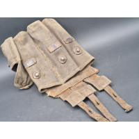 Militaria PORTE CHARGEUR  MACHINE PISTOLE MP38 u MP40 WEHRMACHT en TOILE - WW2 ALLEMAGNE {PRODUCT_REFERENCE} - 6