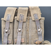 Militaria PORTE CHARGEUR  MACHINE PISTOLE MP38 u MP40 WEHRMACHT en TOILE - WW2 ALLEMAGNE {PRODUCT_REFERENCE} - 8