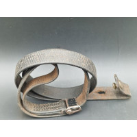 Militaria MP40 BRETELLE EN CUIR NOIR QUADRILLEE PM MP 40 WW2 ALLEMAGNE {PRODUCT_REFERENCE} - 2
