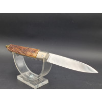 Coutellerie & Divers MANUFRANCE COUTEAU de CHASSE AUTOMATIQUE ANCIEN  ANNEE 70  COMME NEUF {PRODUCT_REFERENCE} - 9