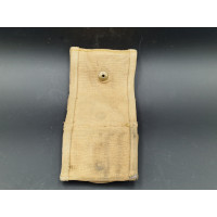 Militaria US 1918 WW1 POCHETTE CLIP DEMI LUNE 45ACP SMITH ET WESSON  &  COLT US ARMY M 1917 {PRODUCT_REFERENCE} - 2