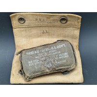 Militaria US WW1 1917  POCHETTE PANSEMENT PREMIER SECOUR  FIRST AID PACKET {PRODUCT_REFERENCE} - 6