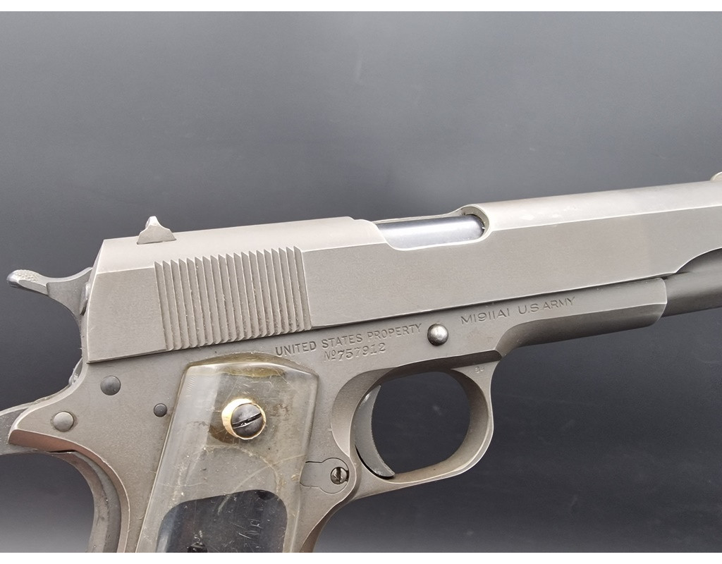 WW2 PISTOLET COLT 1911 A1 de 1942 Calibre 45ACP USA seconde guerr...