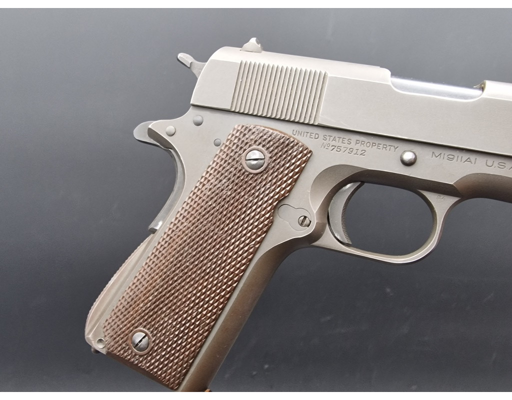 WW2 PISTOLET COLT 1911 A1 de 1942 Calibre 45ACP USA seconde guerr...
