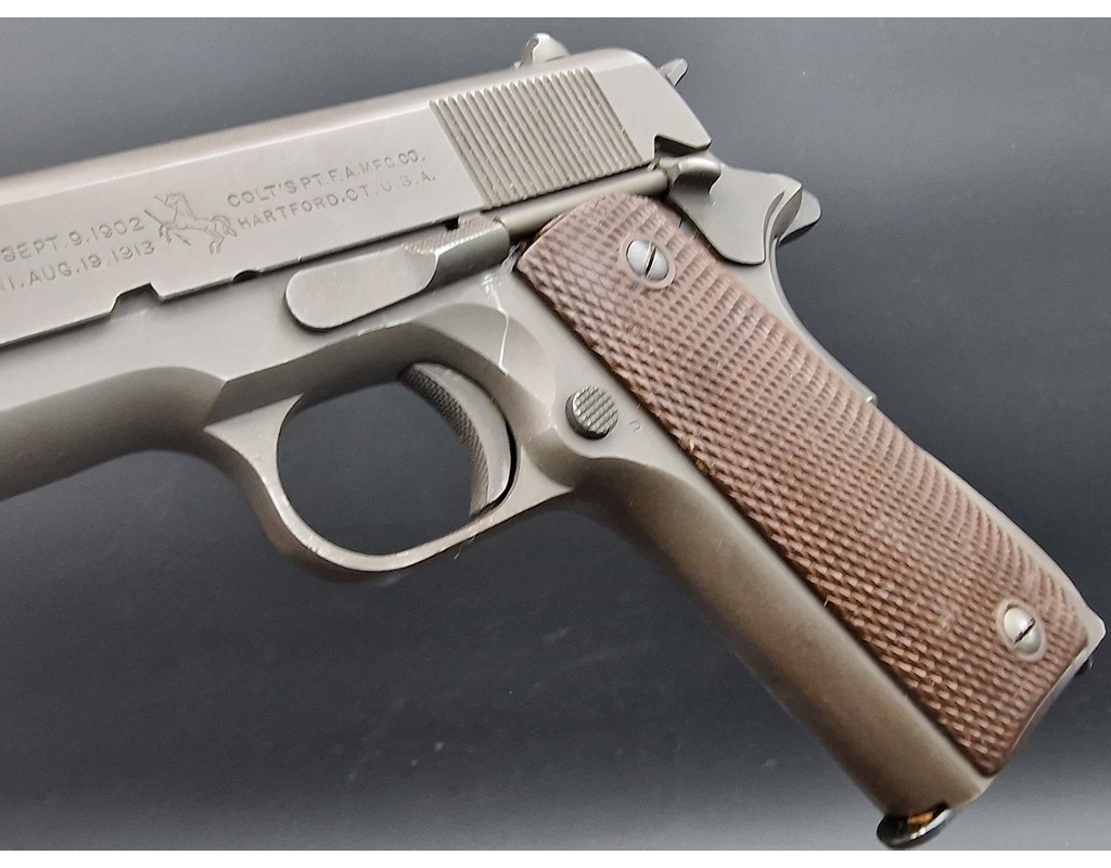 WW2 PISTOLET COLT 1911 A1 de 1942 Calibre 45ACP USA seconde guerr...