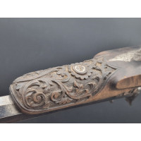 Armes de Poing FLOBERT INVENTEUR BREVETE A PARIS  COFFRET PISTOLET DE TIR DE SALON CALIBRE 22 Flobert ANNULAIRE - FRANCE XIXè {P