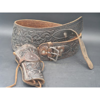 Militaria HOSTER CUIR  MEXICAIN  COLT SAA  1873 SINGLE ACTION ARMY {PRODUCT_REFERENCE} - 2