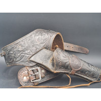 Militaria HOSTER CUIR  MEXICAIN  COLT SAA  1873 SINGLE ACTION ARMY {PRODUCT_REFERENCE} - 4