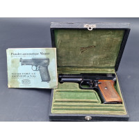 Armes Catégorie B PISTOLET MAUSER 1934  CALIBRE 7.65 BROWNING  EN COFFRET MAUSER  - ALLEMAGNE XXè {PRODUCT_REFERENCE} - 1