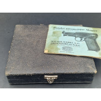 Armes Catégorie B PISTOLET MAUSER 1934  CALIBRE 7.65 BROWNING  EN COFFRET MAUSER  - ALLEMAGNE XXè {PRODUCT_REFERENCE} - 4