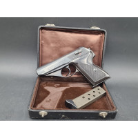 Armes Catégorie B PISTOLET MAUSER HSC DOUBLE ACTION  CALIBRE 7.65 BROWNING  EN COFFRET MAUSER  - ALLEMAGNE XXè {PRODUCT_REFERENC