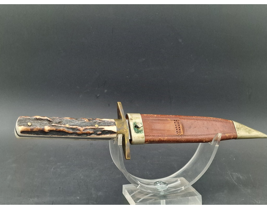 Coutellerie & Divers BOWIE KNIFE HUNTING COUTEAU VENTURE H.M SLATER SHEFFIELD USA XIXè {PRODUCT_REFERENCE} - 1