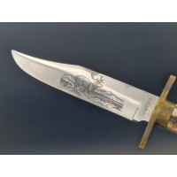 Coutellerie & Divers BOWIE KNIFE HUNTING COUTEAU VENTURE H.M SLATER SHEFFIELD USA XIXè {PRODUCT_REFERENCE} - 5