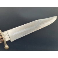 Coutellerie COUTEAU BOWIE KNIFE GERMANY WEYERSBERG IRMAOS vERS 1860 CIVIL WAR USA XIXè {PRODUCT_REFERENCE} - 13