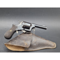 Armes de Poing REVOLVER   GALAND A CLEF  CADRE OUVERT DANS SON ETUI CUIR   CALIBRE 320  -  France XIXè {PRODUCT_REFERENCE} - 1