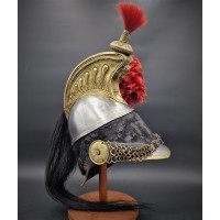 Militaria CASQUE D'OFFICIER DE CUIRASSIER MODELE 1845 - FRANCE MONARCHIE DE JUILLET, SECOND EMPIRE {PRODUCT_REFERENCE} - 5