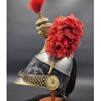 Militaria CASQUE D'OFFICIER DE CUIRASSIER MODELE 1845 - FRANCE MONARCHIE DE JUILLET, SECOND EMPIRE {PRODUCT_REFERENCE} - 12