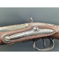 Armes de Poing PAIRE DE PISTOLETS D'OFFICIER A SILEX TRANSFORME PERCUSSION BERARDY à ST ETIENNE 1783-1788 {PRODUCT_REFERENCE} - 